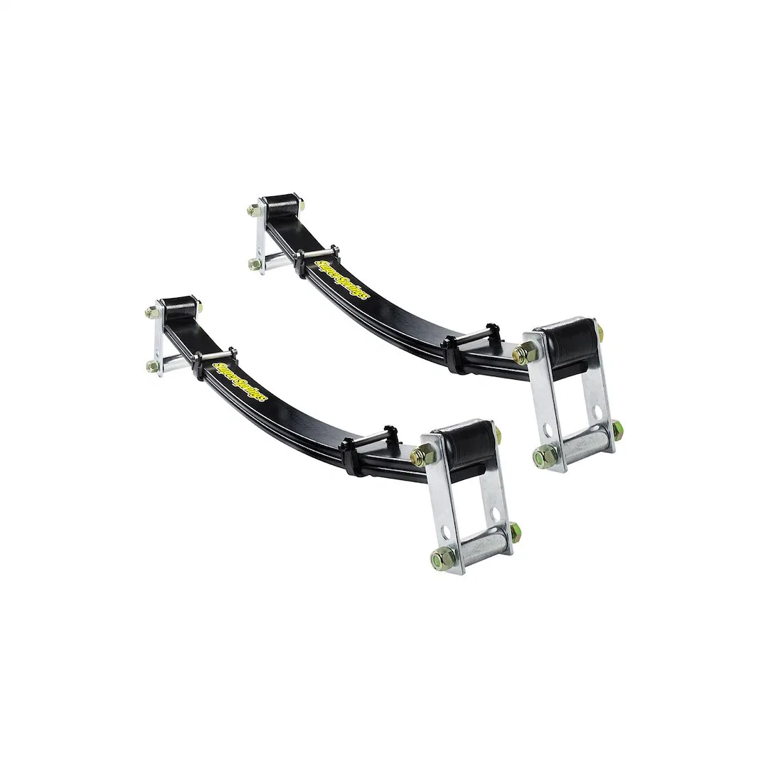 SSA26.5 – SUPERSPRINGS Helper Spring Kit, Leaf Spring Design Half Kit Rear Upper 3 Inch Width 3400 Pound Load Capacit...